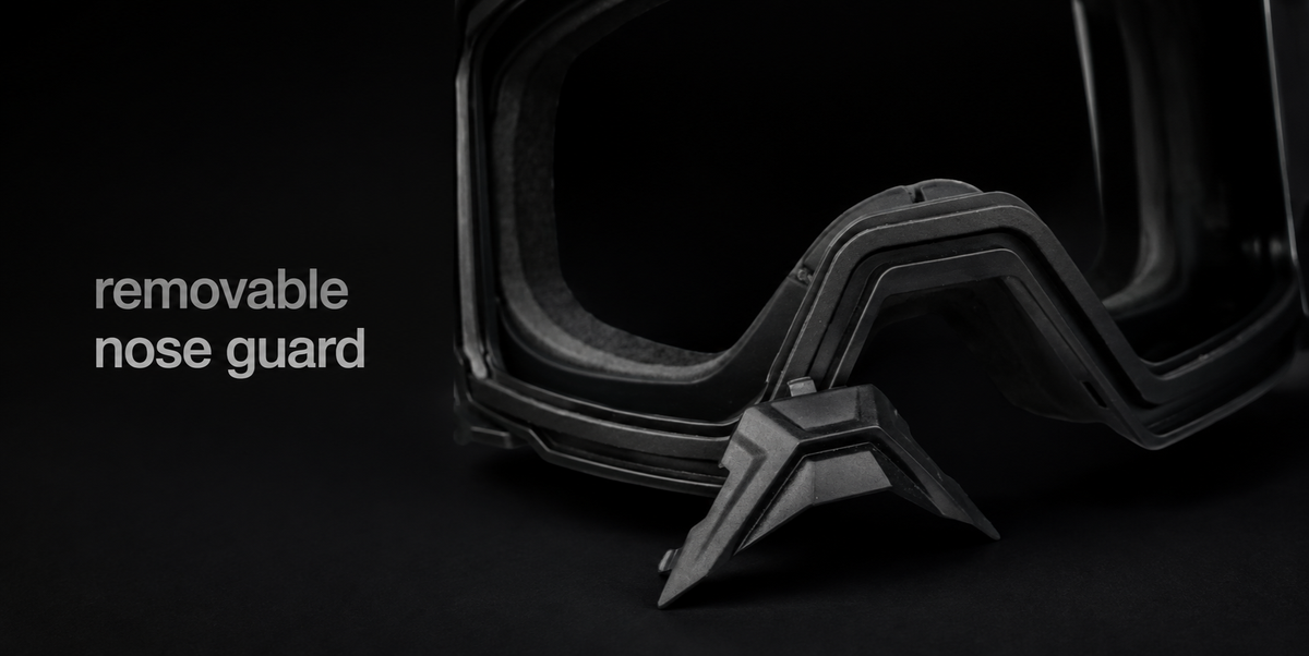 Removable nose guard