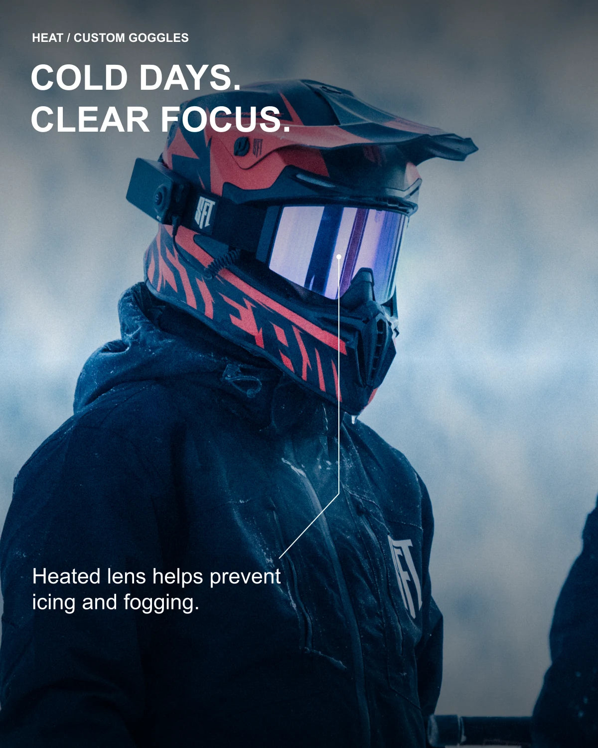Heat heated lens helps prevent icing and fogging | all-groups