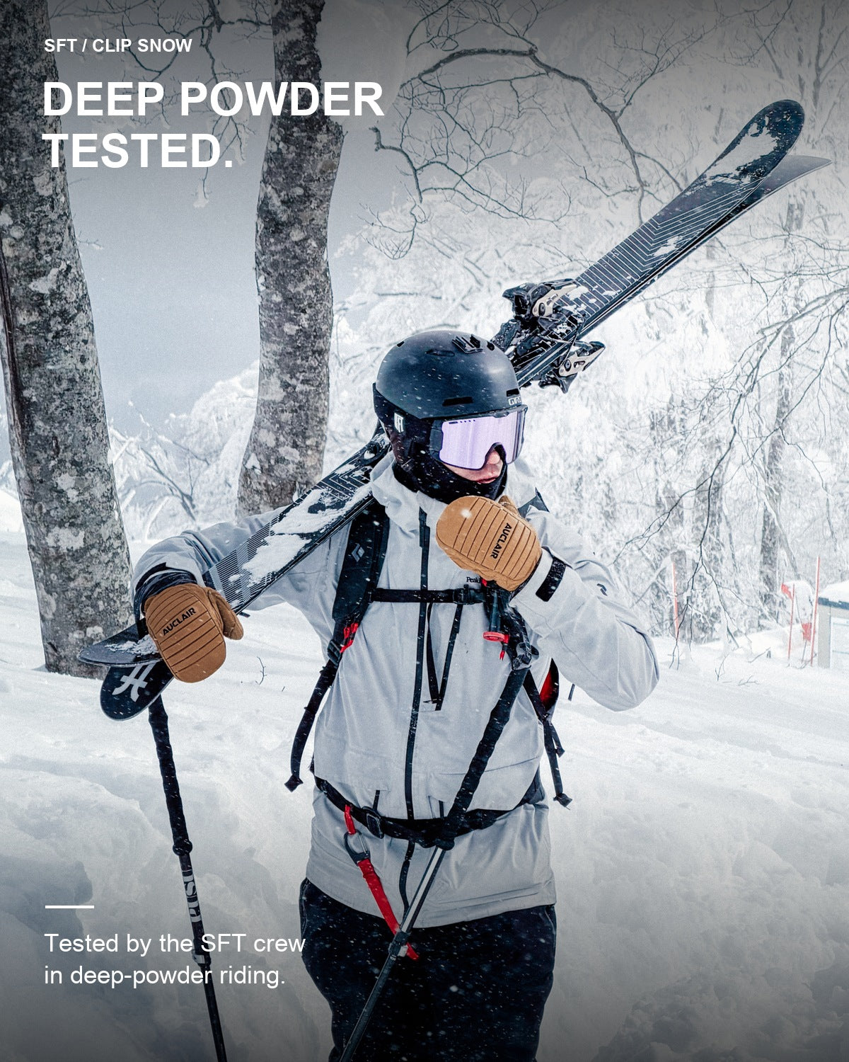 DEEP POWDER TESTED. Tested by the SFT crew in deep-powder riding.