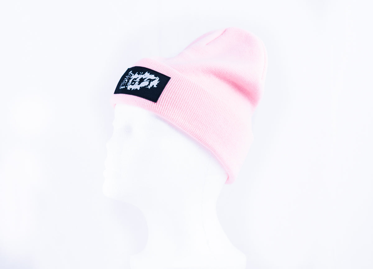 isecai Whimsy Beanie pink×white isecai Whimsy Beanie pink×white isecai Whimsy Beanie pink